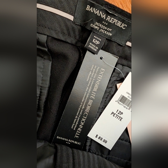 Banana Republic Black Wool Blend Trousers - Picture 3 of 6